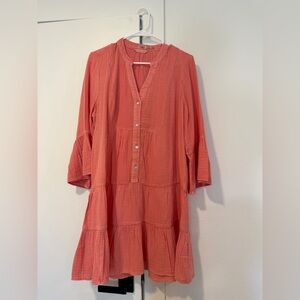 Faherty Coral Mini Dress - NWOT